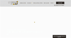 Desktop Screenshot of legeneralhotel.com